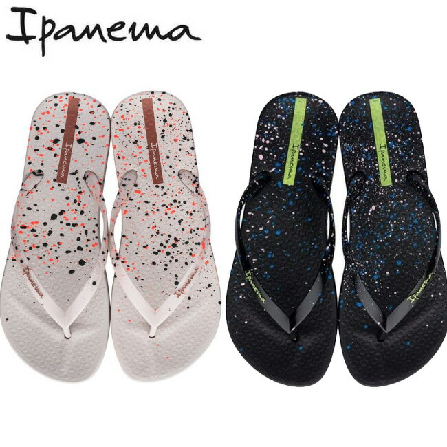 【5/10 クーポンで5％OFF】イパネマ ビーチサンダル レディース おしゃれ かわいい Ipanema COLORE ブラック ベージュ サンダル トングサンダル 靴【2304】