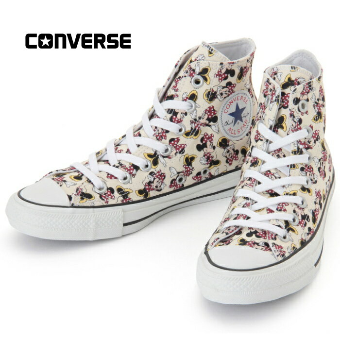 ●● コンバース 正規品 100周年記念モデル CONVERSE ALL STAR 100 MINNIE MOUSE PT HI オールスター ミニーマウス ディズニー ミッキー DISNEY コラボ ハイカット スニーカー レディース 2017秋冬新作 【コンビニ受取対応】のサムネイル