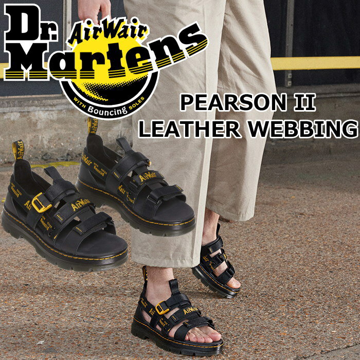 楽天上野アメ横 靴店 フットモンキー【SALE：20％OFF】 Dr.Martens PEARSON II ドクターマーチン ペアソン 正規品 30822001 スポーツサンダル メンズ レディース シャワーサンダル アウトドア サンダル ビーチサンダル 厚底サンダル スリッポン 夏 キャンプ 送料無料