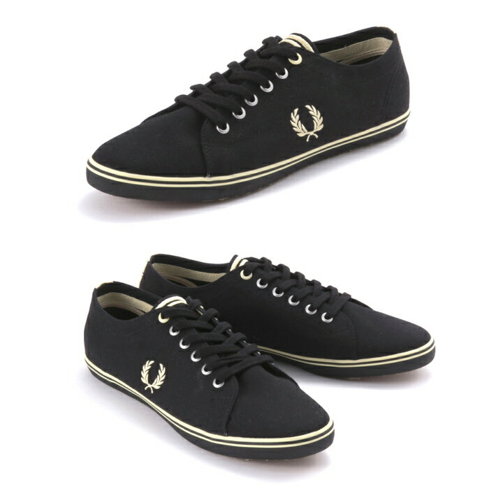 ●● フレッドペリー スニーカー メンズ FREDPERRY The Original Kingston Twill SB6259 A36/BLACK メンズ靴 シューズ カジュアル 男性用 men's sneaker 【あす楽対応】【コンビニ受取対応】