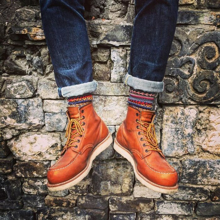 【お買い物マラソンポイント最大10倍】 CHUP 靴下 チュプ ソックス NATUR ナトゥール メンズ 日本製 ハイソックス クルーソックス byグレン・クライド 男性用 お洒落 見せ靴下 おしゃれ ギフト プレゼント 柄物 民族 綿中厚ソックス 【ネコポス対応】 12時までは当日配送