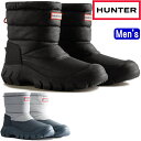 ハンターブーツ スノーブーツ メンズ HUNTER 正規品 ハンター スノーブーツ ショート MFS9135WWU ブーツ レインブーツ メンズ MENS INTREPID SHORT SNOW BOOT ウィンターブーツ 防水 雪 アウトドア キャンプ 防寒 スリッポン 長靴 送料無料 2023秋冬新作