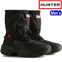  HUNTER 正規品 MFS9136WWU ハンター スノーブーツ ショート ブーツ レインブーツ メンズ MENS WANDERER INSULATED SHORT SLOUCH SNOW BOOTS ワンダラー インシュレイティド ショート スラウチ 長靴 防水 キャンプ アウトドア 送料無料