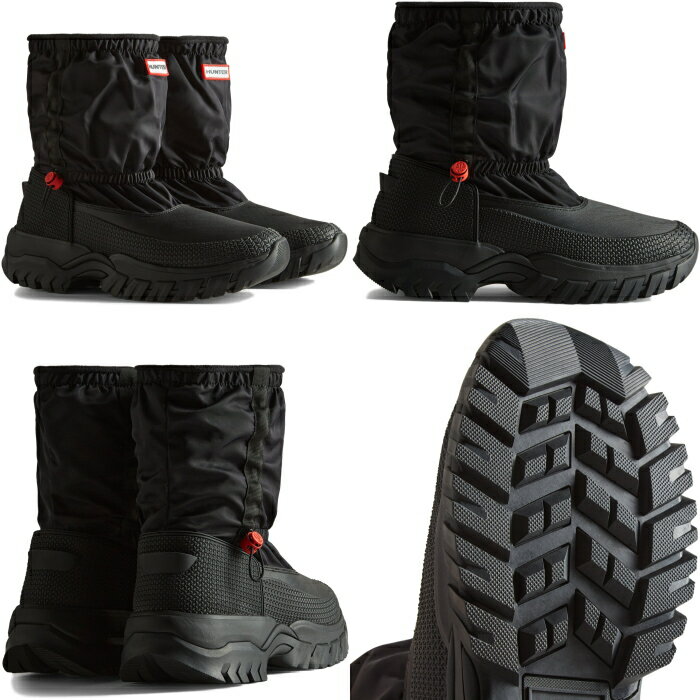 【お買い物マラソンポイント最大10倍】 HUNTER 正規品 MFS9136WWU ハンター スノーブーツ ショート ブーツ レインブーツ メンズ MENS WANDERER INSULATED SHORT SLOUCH SNOW BOOTS ワンダラー インシュレイティド ショート スラウチ 長靴 防水 キャンプ アウトドア 送料無料