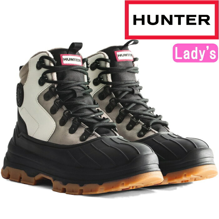 ●● HUNTER 正規品 ハンター レインブーツ ショート WFS2000PTP WOMENS EXPLORER DUCK BOOT レディース レースアップブーツ アウトドア キャンプ 防水 防寒 カジュアル フェス スポーツ レジャー 旅行 野外 送料無料 2023秋冬新作