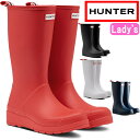 HUNTER 国内正規品 WFT2007RMA ハンター レインブーツ ロング レディース WOMENS ORIGINAL PLAY TALL RAIN BOOTS オリジナル プレイ トールブーツ 長靴 防水 ラバーブーツ ロングブーツ 送料無料