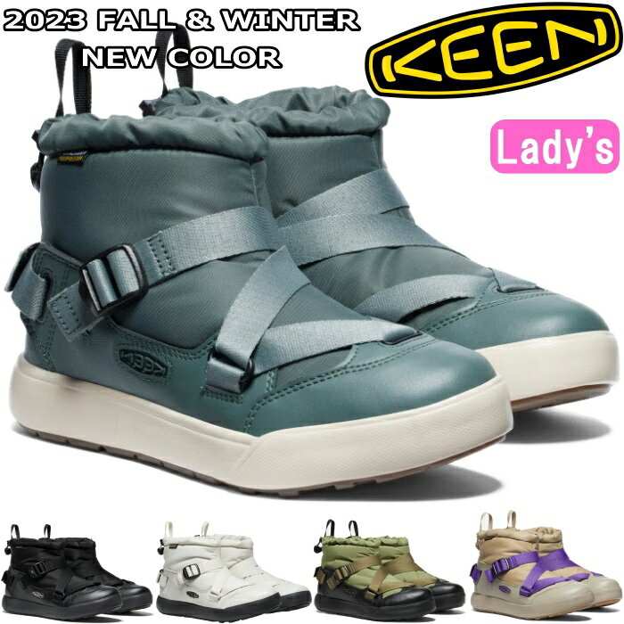 キーン スノーブーツ レディース 【お買い物マラソンポイントアップ5倍】 KEEN HOODZERRA WP キーン フッドゼラ レインブーツ レディース スノーブーツ アウトドアシューズ ブーツ ウォータープルーフ スリッポン ウィンターブーツ アウトドア キャンプ 防水 防寒 長靴 正規品 送料無料 2023秋冬新作