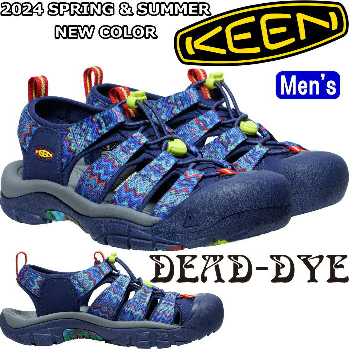 キーン サンダル メンズ 【楽天スーパーSALEポイントアップ5倍】 KEEN NEWPORT H2 DEAD DYE キーン ニューポート デッドダイ 正規品 スポーツサンダル メンズ アウトドア サンダル キャンプ ビーチサンダル スニーカー カジュアル スリッポン タウンユース 海 川 山 水陸両用 送料無料 2024春夏新作