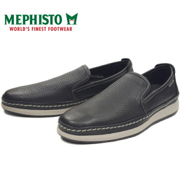 MEPHISTO HADRIAN 1300 OREGON BALCK メフィスト ハドリアン ローカット スニーカー メンズ ウォーキングシューズ スリッポン レザー 本革 ポルトガル製 送料無料 【コンビニ受取対応】