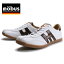 【母の日】 モーブス mobus MUNSTER ミュンスター S.WHT/BR CROCO (ホワイト/ブラウンクロコ) スニーカー メンズ レディース レザー クロコ 型押し ローカット 靴 【コンビニ受取対応】