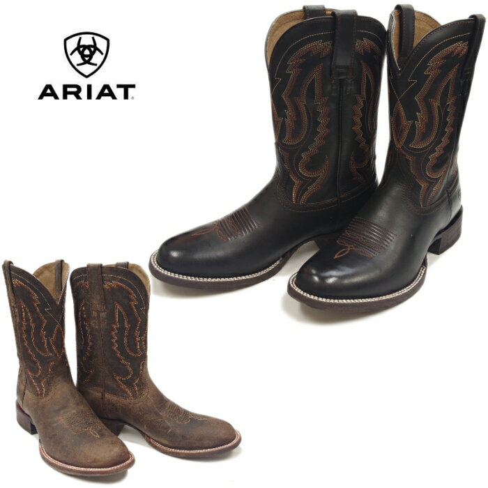 ●● ARIAT アリアット Circuit Competitor Western Boot ウエスタンブーツ メンズ ブーツ 本革 ワークブーツ ローパーブーツ ペコスブーツ メキシコ製 送料無料 2018秋冬新作 【あす楽対応】 【コンビニ受取対応】
