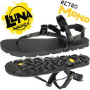 LUNA SANDALS RETRO MONO ルナサンダル モノ BLACK スポーツサンダル メンズ トングサンダル ランニングサンダル サンダル ベトナム製 送料無料 2022春夏新作 【あす楽対応】