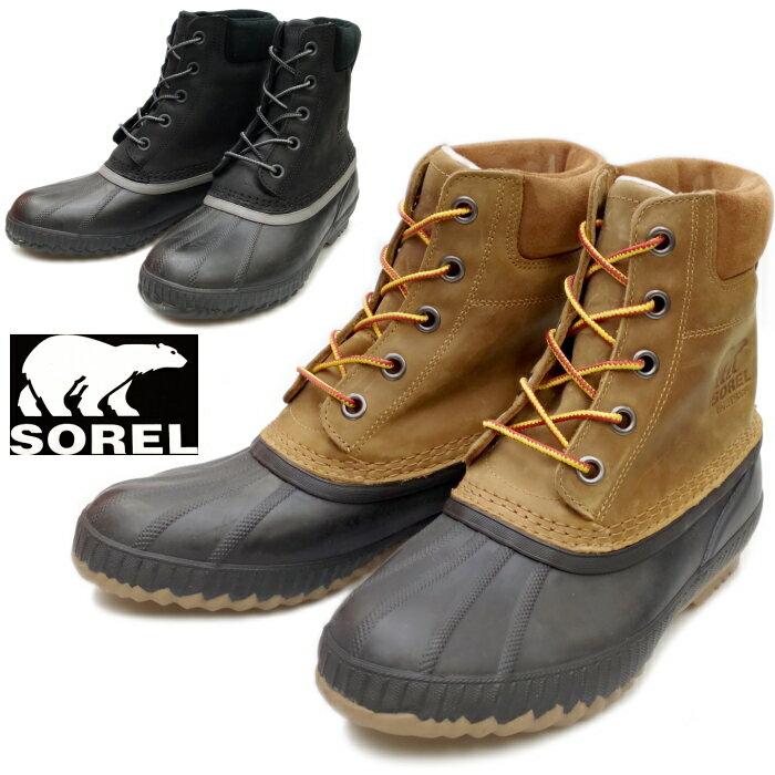 【エントリーでポイント最大43倍】 ソレル スノーブーツ SOREL ブーツ メンズ CHEYANNE II シャイアン NM2575 レースアップブーツ レインブーツ メンズ 本革 ウィンターブーツ 長靴 防水 防寒 防寒ブーツ 雪 靴 雨靴 全天候型 送料無料