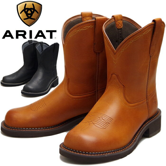 【SALE：66％OFF】 ARIAT ブーツ アリアット ウエスタンブーツ レディース FATBABY LEGACY ファットベビー レガシー 10038308 10038309 カウボーイブーツ ワークブーツ 本革 ペコスブーツ ウォータープルーフレザー 撥水加工 送料無料 2