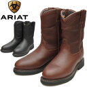 【SALE：50％OFF】 ARIAT ブーツ アリアット ウエスタンブーツ メンズ SIERRA WATERPROOF WORK BOOT 10034142 10002385 カウボーイブーツ ワークブーツ 本革 ペコスブーツ ウォータープルーフ 防水 送料無料 【あす楽対応】