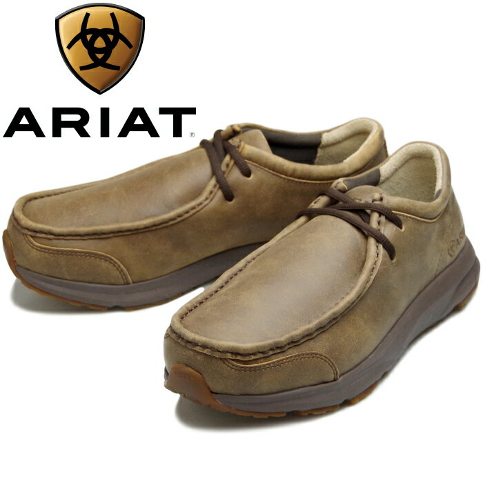 【SALE：60％OFF】 ARIAT ブーツ メンズ 本革 アリアット SPITFIRE LOW スピットファイア 10023204 カジュアルシューズ カジュアルブーツ モカシン 靴 シューズ ワークブーツ ローカット ミッドカット レザー 送料無料 【あす楽対応】