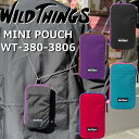 【お買い物マラソンポイントアップ5倍】 WILD THINGS MINI POUCH ワイルドシングス ミニポーチ WT-380-3806 ショルダーポーチ 防...