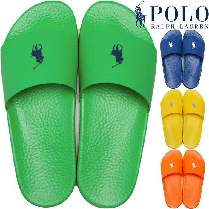 POLO RALPH LAUREN POLO SLIDE ポロ ラルフローレン サンダル P82A ポロスライド ビーチサンダル メンズ シャワーサンダル SANDAL 正規品 アウトドア キャンプ カジュアル スリッポン 旅行 海 川 山 夏 フェス おしゃれ 軽量 送料無料 2024春夏新作