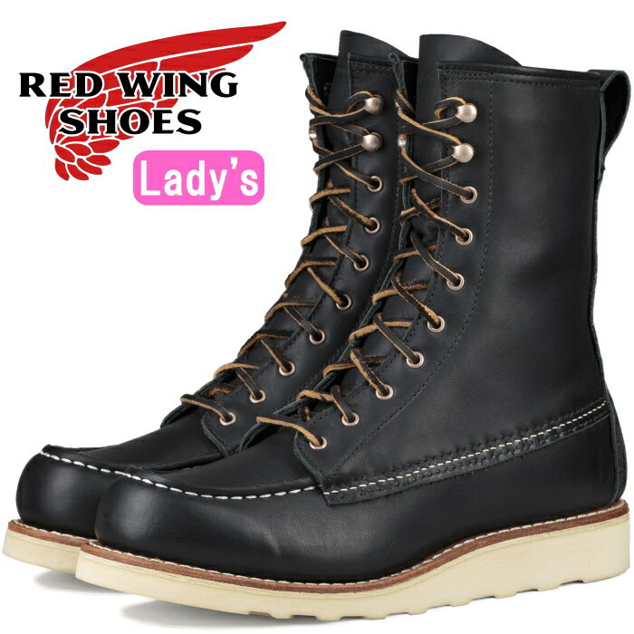 RED WING 3424 レッドウィング ブーツ レディース 本革 ［Black 