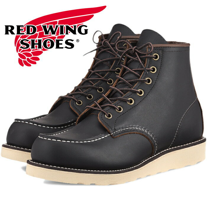 【お買い物マラソンポイントアップ5倍】 RED WING 8849 レッドウィング アイリッシュセッター ［Black Prairie ］ 6 CLASSIC MOC ブラック プレーリー 茶芯 クラシック モック メンズ 本革 ワークブーツ 正規品 送料無料