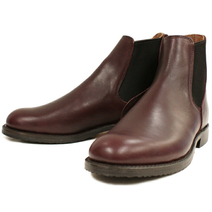 レッドウィング 正規品 RED WING 9077 ［BLACK CHERRY FEATHERSTONE ］ Mil-1 CONGRESS BOOTS ミルワン コングレス メンズ 店舗限定 サイドゴア チェルシーブーツ BOOTS ブーツ 送料無料 【交換片道送料無料】