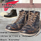  RED WING 9874 åɥ å奻å Black "Klondike" IRISH SETTER 6" MOC 饷å å ֥å    ܳ 졼åץ֡ ǥ  ֡  ̵