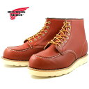 レッドウィング クラシック モック 正規品 RED WING 6” CLASSIC MOC 8875 ［オロラセット］ ワークブーツ メンズ レディース アイリッシュセッター 送料無料【交換片道送料無料】 【コンビニ受取対応】