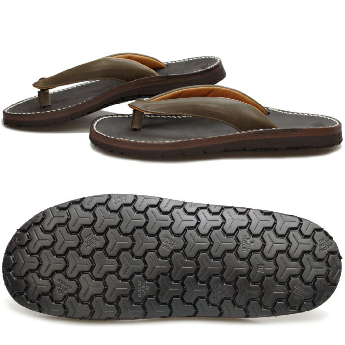 【SALE：30％OFF】 TOKYO SANDAL SETTA SANDAL トウキョウサンダル 雪駄サンダル by ローリングダブトリオ TS-C05 GREEN フットモンキー別注 サンダル メンズ レザー 日本製 東京サンダル スリッポン レザーサンダル 2021春夏新作 送料無料 【あす楽対応】