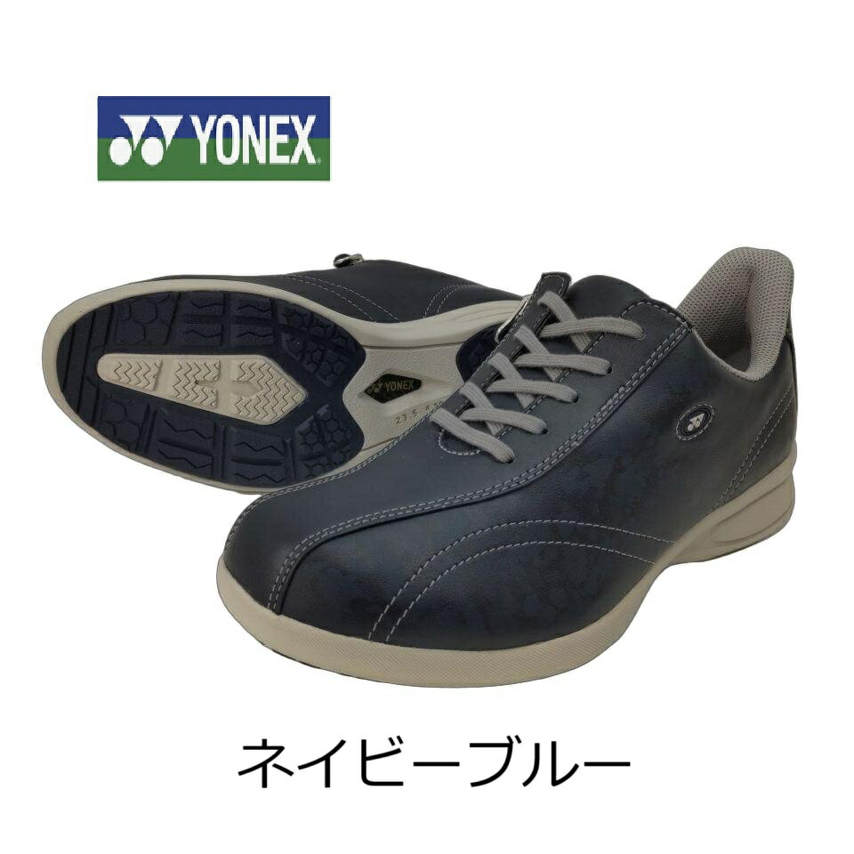 Rakuten - YONEX ヨネックス ウォーキングシューズ SHW L130W レディースウォーキングシューズ ウォーキング ネイビーブルー 撥水 パワークッション 旅行 ファスナー付 レディース ひざにやさしい 女子会 トラベル お出かけ 高反発 カジュアル 軽い 歩く 幅広