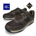 ミズノ MIZUNO ウォーキングシューズ メンズ OD100GTX8 B1GA230055 ブラウン 3E 靴 ゴアテックス 旅行トラベル お出かけ カジュア...
