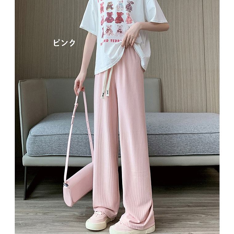 楽天市場】ピンク イージーパンツ（レディースファッション）の通販