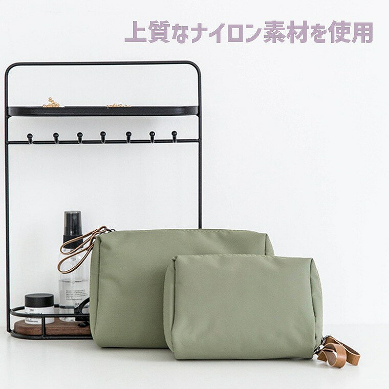 化粧ポーチ メイクポーチ 小物入れ タテ型 ポーチ 自立 立てて収納 大きめ 縦型 仕分け 収納 トラベルポーチ コンパクト スクエア 便利 トラベル 大容量 可愛い 旅行 便利 おしゃれ 丸洗い 撥水 整理 バッグインバッグ 時短 for-it--10001923 for it サンプル画像3