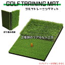 ゴルフマット ゴルフ 練習 マット 素振り スイング 練習器具 室内 屋外 人工芝 ゴムマット フェアウェイ 40×60cm 選べるセット品 ゴルフボール ゴル...