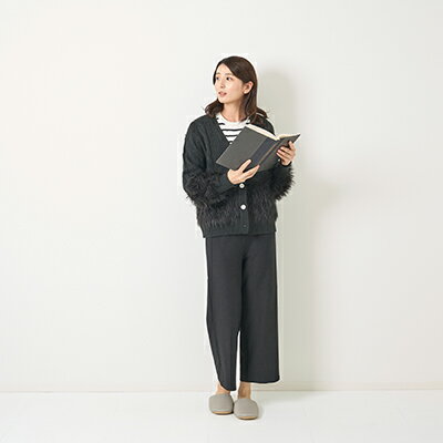 Rakuten - [for mom] シャギー使いニットカーデ レディース 産前産後 ママ 妊婦 春 夏 秋 冬 20代 30代 40代 OL [73119]