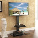 テレビスタンド 壁寄せ 耐震 高品質 32〜65インチ テレビ台 液晶テレビ モニター 対応 耐荷重30kg 角度 高さ調整可能 2段 棚付き tv テレビスタ...