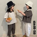 【限定記念価格!】韓国子供服セット キッズ 女の子 夏服 2点セット トップス+九分丈パンツ ベビー ジュニア 子ども 上下セットアップ カジュアル 可愛い お...