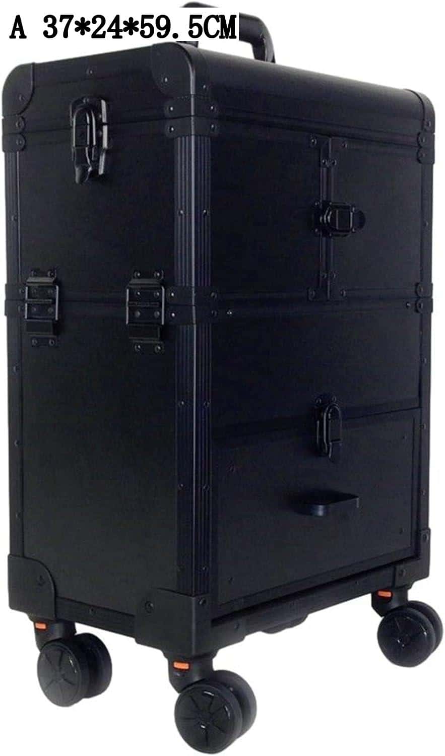 メイクボックス キャスター付き 大容量 収納 ツールボックス コスメ収納 化粧品入れ 機能的 便利グッズ 軽量 スーツケース型