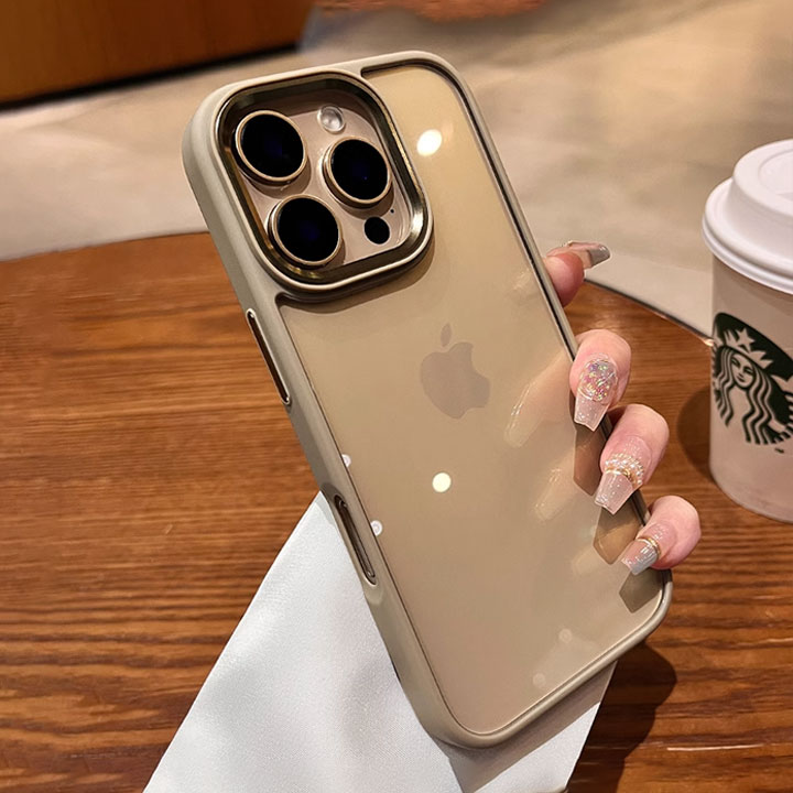 Rakuten - アイフォンケース 17 16 15 iPhone17ケース シンプル 大人っぽい iPhone16ケース iPhoneケース デザートチタニウム メタル 透明 クリア 高見え カメラレンズ保護 耐衝撃 おしゃれ ユニセックス サラサラ 上品 iPhone16Proケース iPhone15ケース