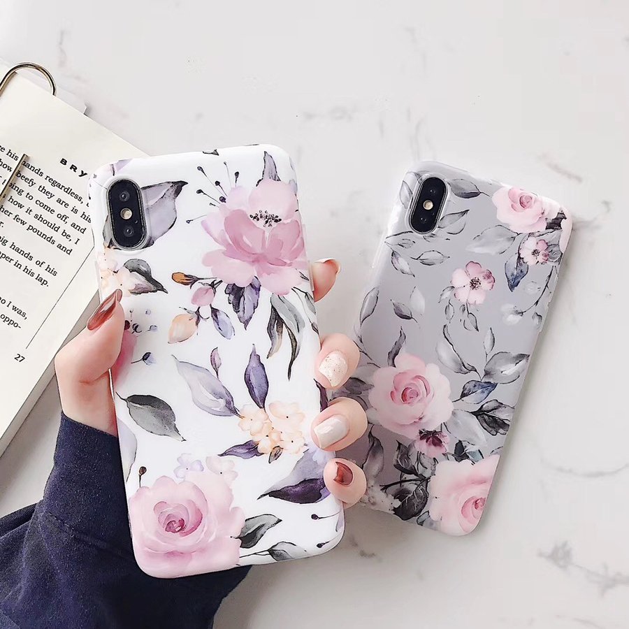 Rakuten - iPhone12 ケース iPhone12 mini ケース iPhone11 ケース iPhone 12ProMax SE XR XS 11Pro Max 8 ケース 大人可愛い レトロ 花柄 フラワー Flower おしゃれ ファッション