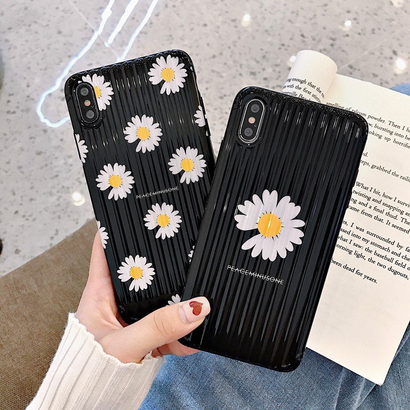 Rakuten - iPhoneXR ケース iPhone11 ケース プラス マックス iPhoneケース アイフォン8 iPhoneX ケース iPhone8 ケース アイフォンXR アイフォン11 かわいい キャリーケース 耐衝撃 デイジー 花 北欧風 おしゃれ ファッション