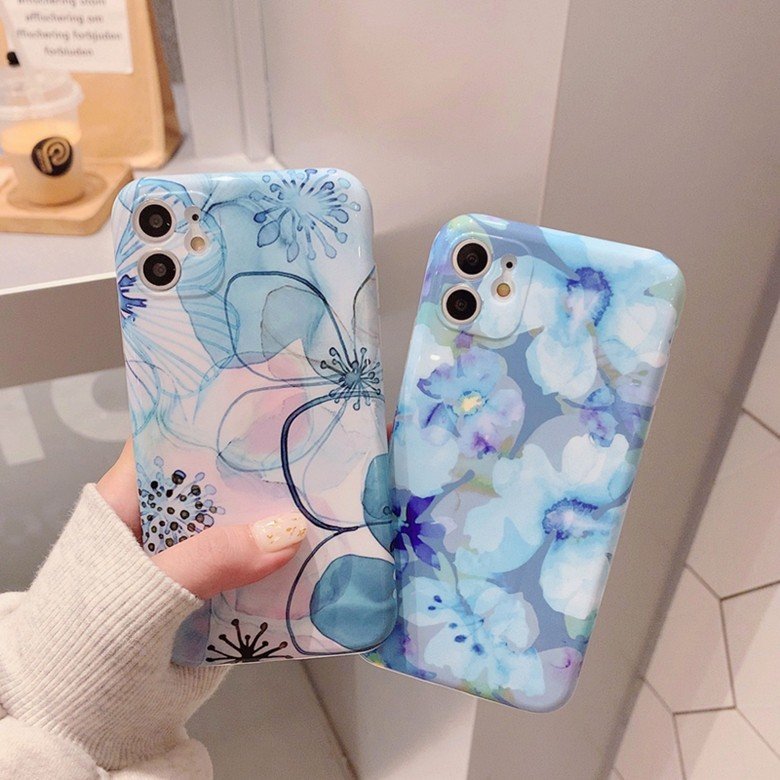 Rakuten - iPhone11 ケース iPhone se ケース iPhone XR XS 11Pro Max iPhone8 ケース かわいい 水彩 花柄 watercolor おしゃれ ファッション