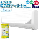 エアコン フィルター 40×80cm 【2枚入り】 花粉対策 抗菌 ホコリ ハウスダスト ダニ 消臭 制菌 日本製 送料無料 ネコポス エアコンフィルター 花粉 掃除 アレルギー対策 家庭用エアコン向け 集塵 防汚 ウイルス 光触媒 赤ちゃん 子供 極細繊維 貼るだけ