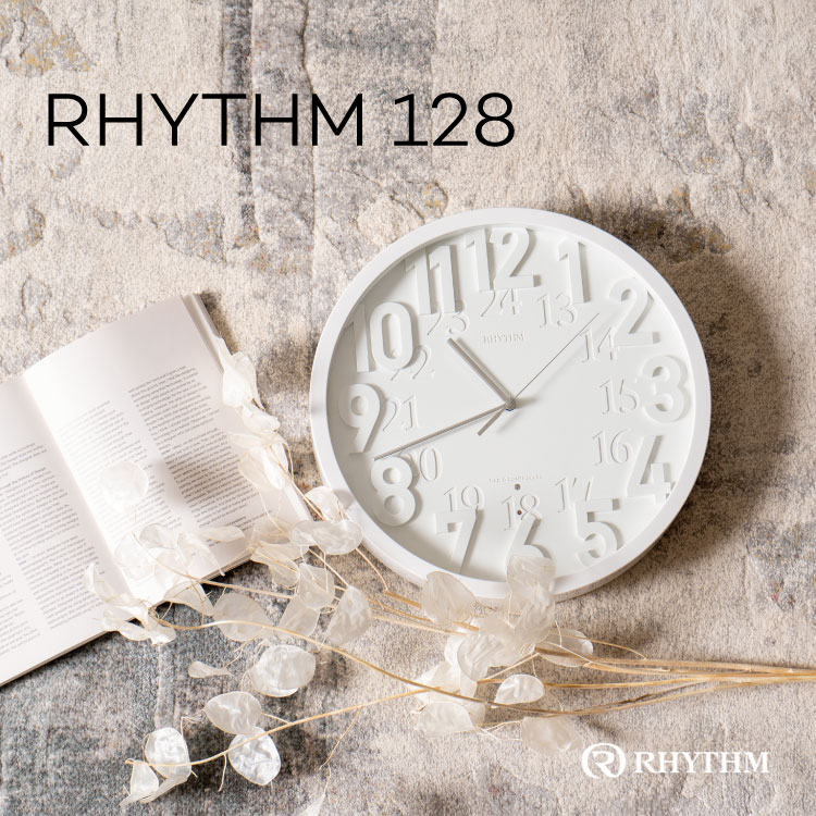 電波時計 rhythm128 リズム128 RHYTHM 掛