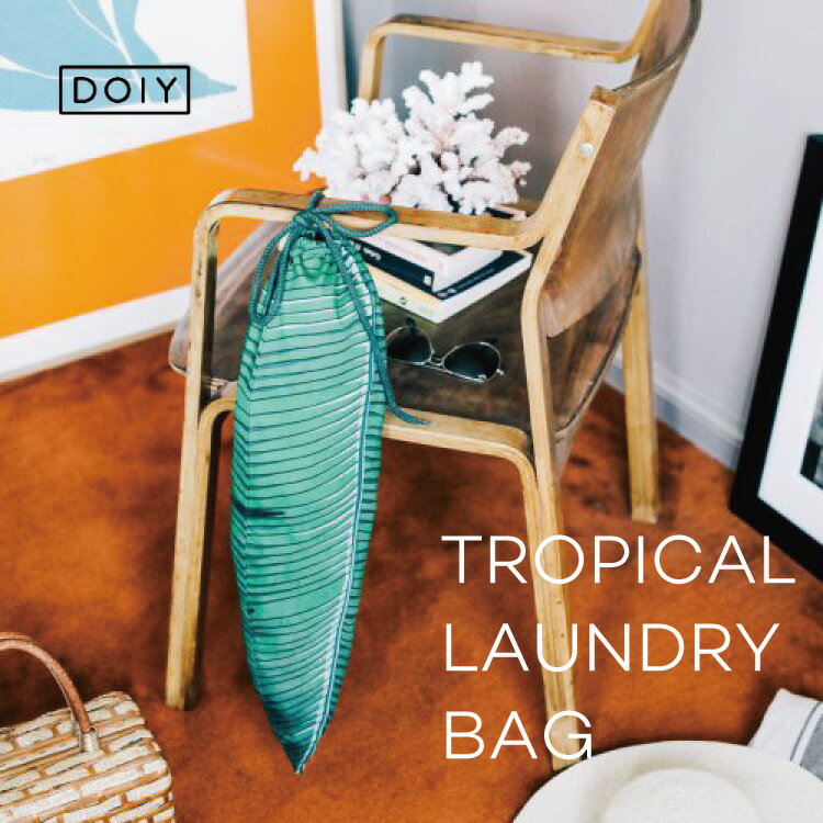 Tropical Laundry Bag トロピカルランドリーバッグ DOIY ドーイ ランドリーバッグ 洗濯 旅行 巾着 コンパクト おもしろ ユニーク デザイン