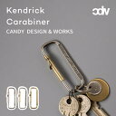 Kendrick ケンドリック キーリング CK18 キーホルダー キーフック カラビナ CANDY DESIGN&WORKS ヴィンテージ シンプル シルバー ゴー..