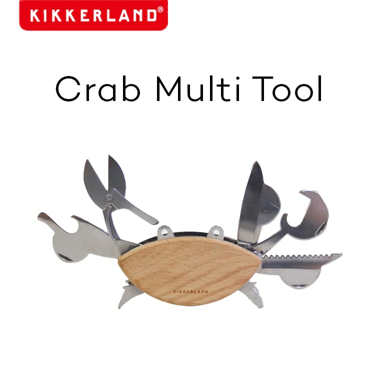 マルチツール Crab Multi Tool クラブマルチツール KIKKERLAND キッカーランド KCD114 工具セット カニ アニマル コンパクト キャンプ アウトドア キッチン 缶切り ハサミ 栓抜き マイナスドラ…