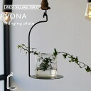 VONA HANGING PLATE ハンギングプレート プラントハンガー アイアン 植物 幅 15.5cm 金属 鉄 吊り鉢 ハンギング 吊るす 観葉植物 室内 屋内 吊り下げ おしゃれ シンプル 店舗 ディスプレイ グ…