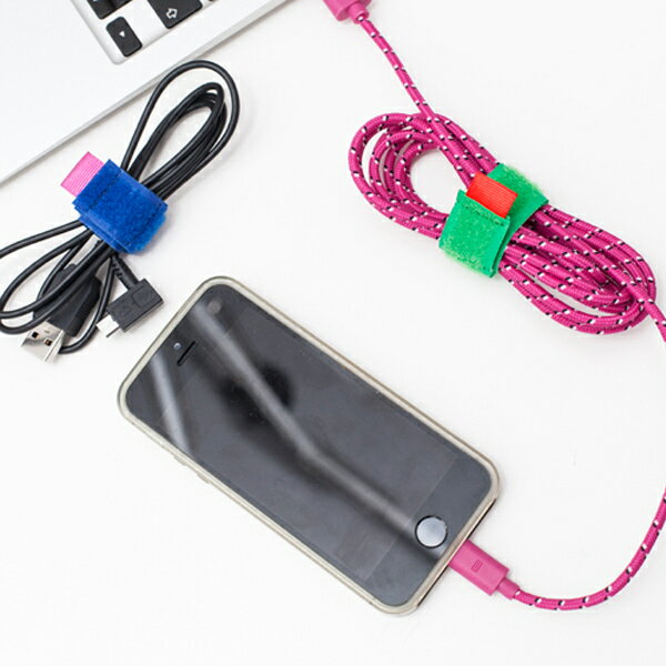 【ネコポス200円】Color Cable Ties set of 8 カラーケーブルタイ KIKKERLAND キッカーランド ケーブルタイ 結束バンド マジ...