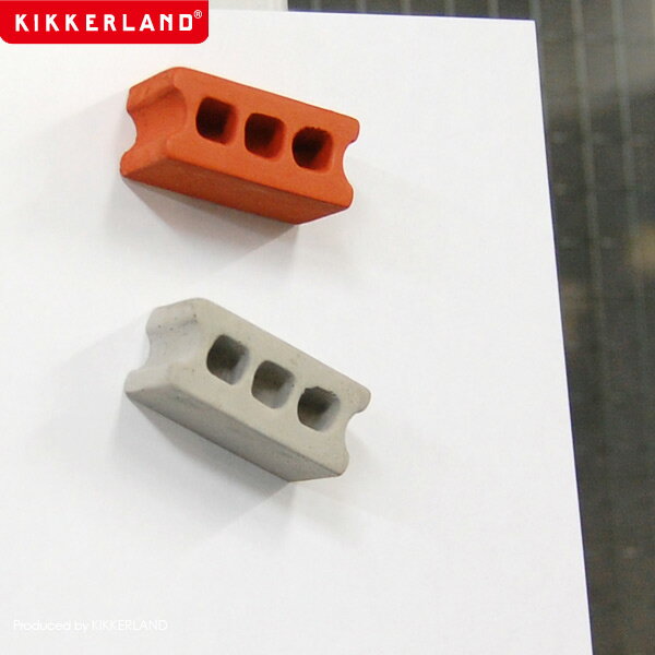 マグネット 磁石 コンクリートブロックのマグネット CINDER BLOCK MAGNETS KIKKERLAND キッカーランド コンクリート ブロック 4個セット おしゃれ