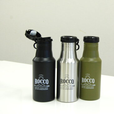 水筒 ロッコ 【あす楽】ワンタッチボトル 350ml ROCCO one touch Bottle 350ml K04-8078　スポーツ・アウトドア アウトドア 水筒・ボトル